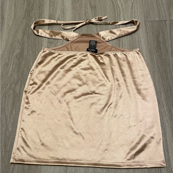 Rue21 gold tie skirt - Picture 2 of 2